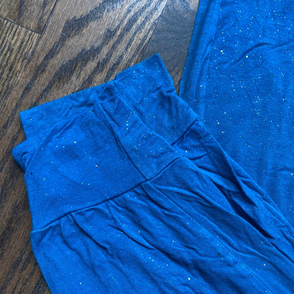 Women's George Pajama Set L Blue Loungewear - Picture 2 of 4